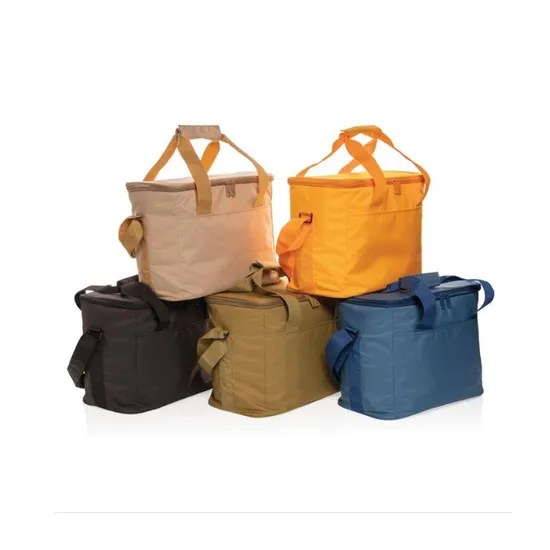 Outdoor Thermal Insulated Camping Picnic Round Food Cooler Bag
