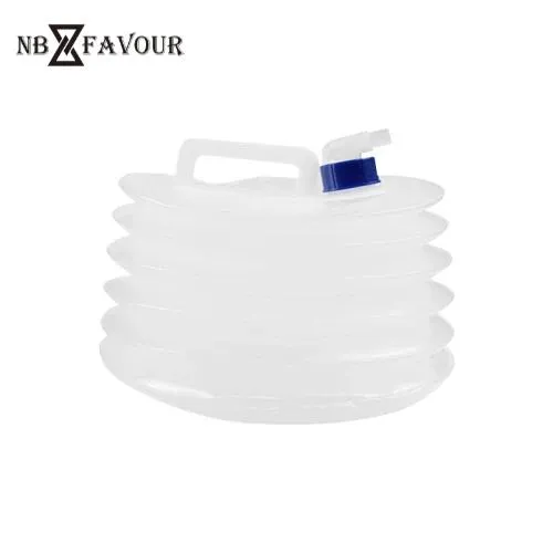 Collapsible Water Container with Faucet BPA Free Camping Water Tank Collapsible Portable Water Bottle