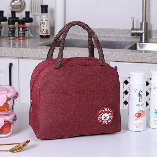 Wholesale Lunch Bags Aluminum Foil Insulation Waterproof Handbag for Office Worker Portable Picnic Lunch Bag