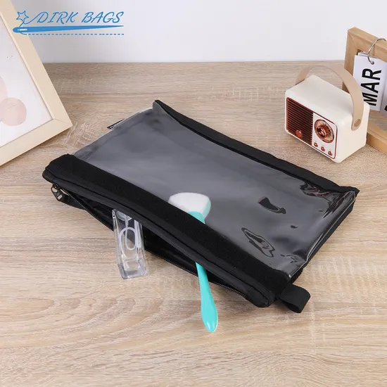 Custom PVC Zipper Pouch Bag Travel Waterproof Transparent Cosmetics Pouch