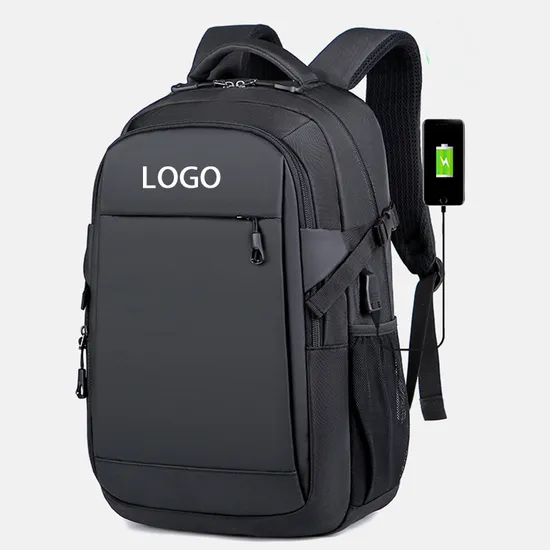 Multi-Functional Outdoor Office Design Movement Oxford Waterproof Charging USB Backpack School with Multiple Pockets of Organization