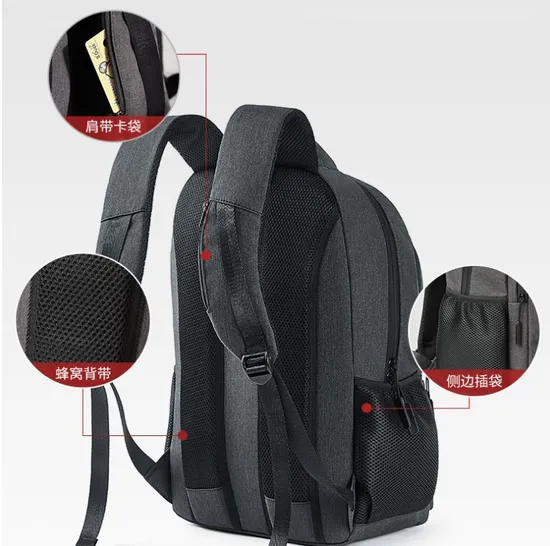 Factory Customized 2020 New Men′s Backpack School Bag Men′s Fashion Trend Casual Computer Bag Business Backpack
