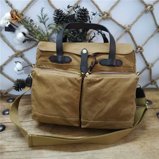 Ga211 Wholesale Office Men′s Messenger Bag Weekender Travel Backpack Lady Leather High Quality Laptop Hiking Waterproof Customize Canvas Bags for Business