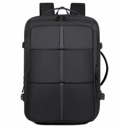 High Quality Custominze Logo Waterproof Business Bag Office Computer Briefcase Men Laptop USB Backpack Large Capacity Black Outdoor Travel Duffel Backpacks