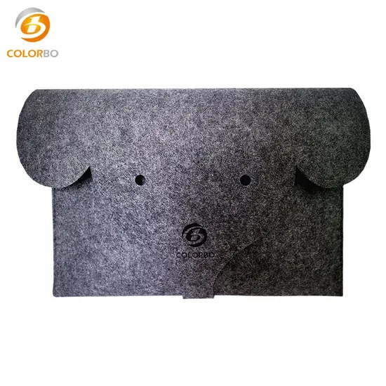 Custom Design Felt Material Macbook Ipaid Phone Wallet Purse Accessories Case