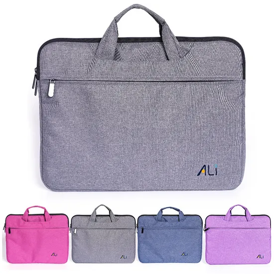 15.6 Inch Lightweight Zipper Notebook Organizer Laptop Sleeve Shockproof Custom Logo Laptop Bag