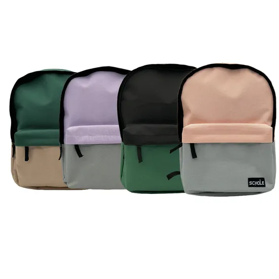 2023 New Style Combined Color Polyster School Bag
