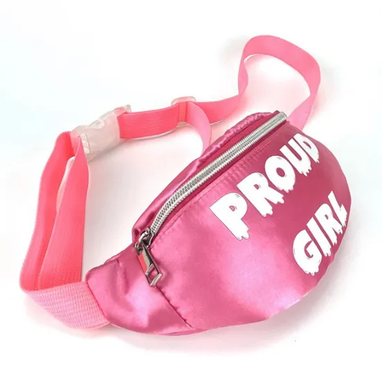 Fashion School Colorful Cute Waist Bags Polyester Fabric Cheap Custom Logo