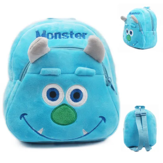 Kindergarden Cartoon Mini Plush School Bag Backpack