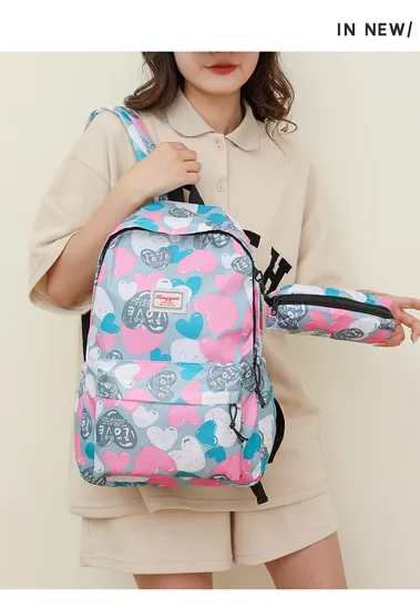 Large and Small Bag a Suit, Backpack and Schoolbag Two-Piece Set