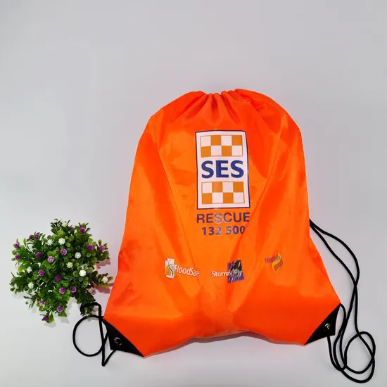 Wholesale Customized Promotional Polyester Nylon Backpack Draw String Bags