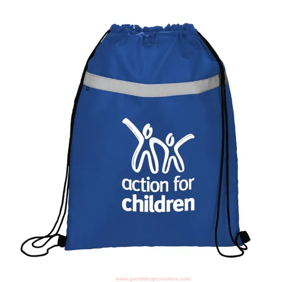 Custom Eco-Friendly Drawstring Cinch Backpack Sport Bag Promotional Gift Polyester Gym Bags