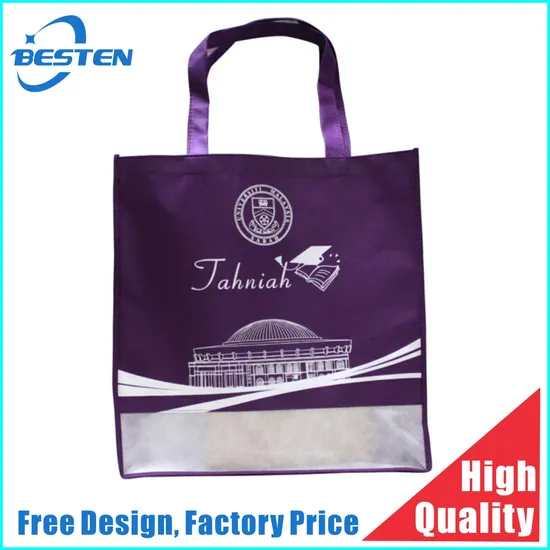 Reusable Grocery Shopping Bags Laminated Eco Non Woven Bag Tote RPET PP Woven Bag with Custom Logo