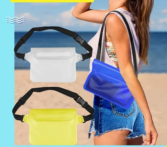 Diving Backtracking Mobile Phone Waterproof Waist Bag