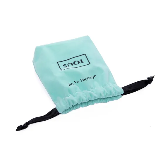 Hot Sale Green Color Velvet Gift Jewelry Packaging Drawstrings Pouch Bags