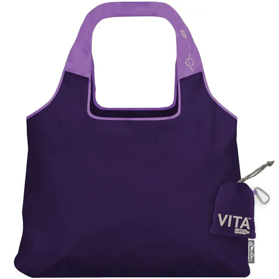 Promotion Latitudes Tote Foldaway Shopper Bag, 210t Polyester Shopping Bag