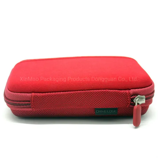 2.5 Inch EVA Hard Shell Zipper Pouch HDD Carrying Case