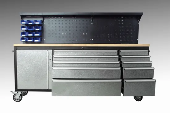 84"Stainless Steel Rolling Tool Chest