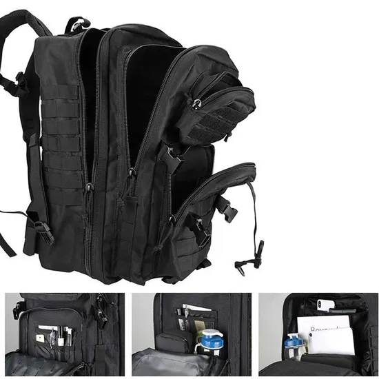 High Quality Multi Pocket Tactical Outdoor Backpack for Camping Hiking Hunting 40liter
