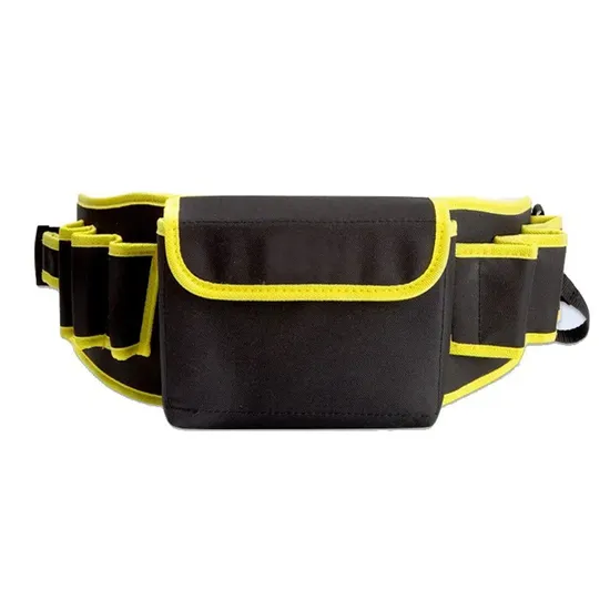 Supplier Custom Lightweight Multiple Pockets Tool Organizer Belt Bag Waist Bag