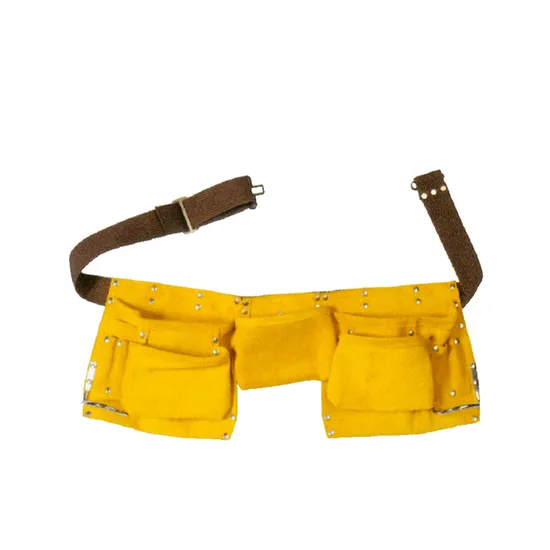 Leather Garden Tools Packaging Belt Multi-Pocket Electrical Hand Tools Bag