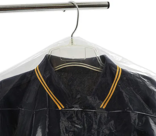 Plastic Transparent LDPE Garment Bag for Clothes Storage