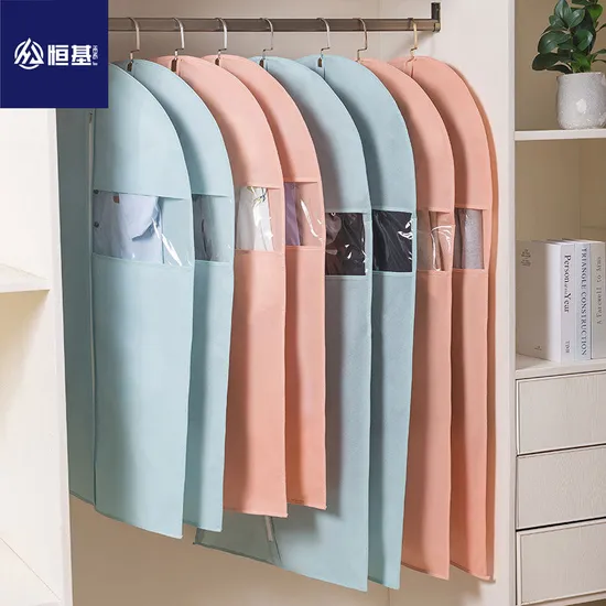 Soft PVC Material Transparent and Multi-Color Clothing Dust Bag
