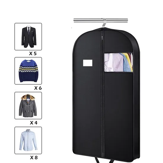 Custom Logo Travel Suit Garment Bags with Handles for Easy Storage