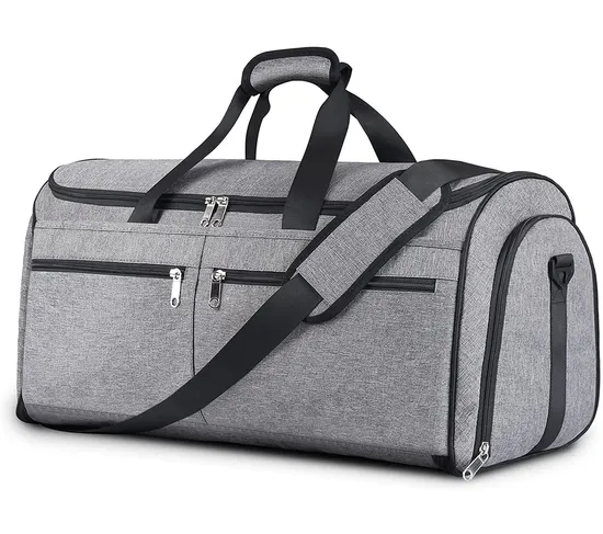 Carry on Garment Bag Travel Bukere Convertible Travel Duffel Bag with Shoe Compartment and Detachable Shoulder Strap