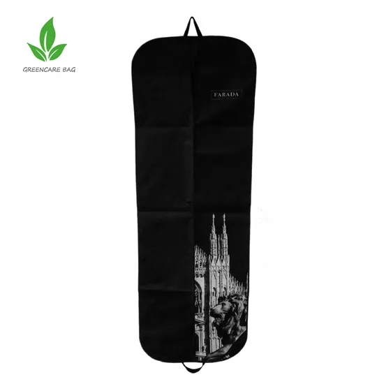 Customised Garment Cover Bag Custom Logo Wedding Dress Bag Non Woven Cloth Garment Suit Bags