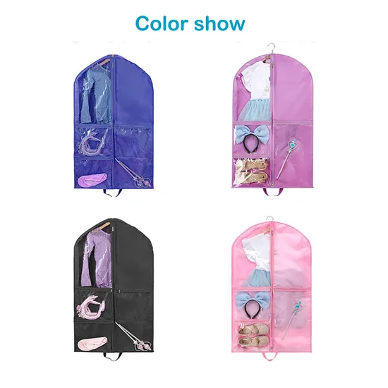 Custom Printed Breathable Luxury Garment Bag Cover Suit Garment Bag with Logo Travel Garment Suit Bag