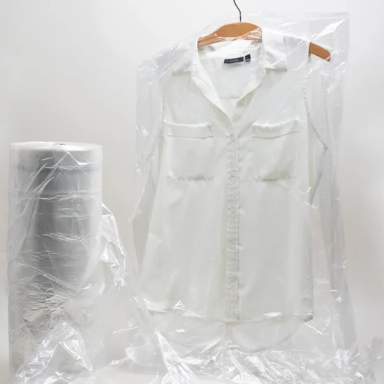 Custom Plastic Clothes Disposable PE Packaging Garment Bags