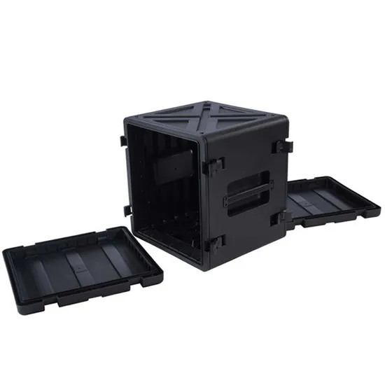 12u Hard Rack Case, Heavy Plastic Travel Case for Musician Equipment Audio