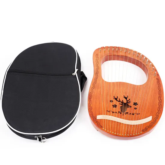 Durable Lyre Harp Shoulder Bag for 7-String, 10-String, 16-String Models