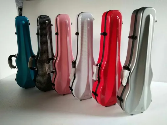 Wholesale Factory Price Colour Compound Carbon Fiber Violin Hard Case Musical Accessories