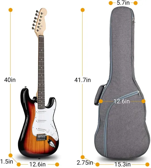 Electric Guitar Bag Padded Electric Guitar Gig Bag Case