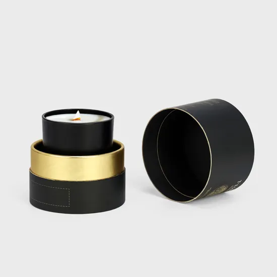 Customized Eco-Friendly Luxury Fragrance Gift Box Set Perfume Bottle Scented Candles Paper Tube Packaging Cardboard Paper Can