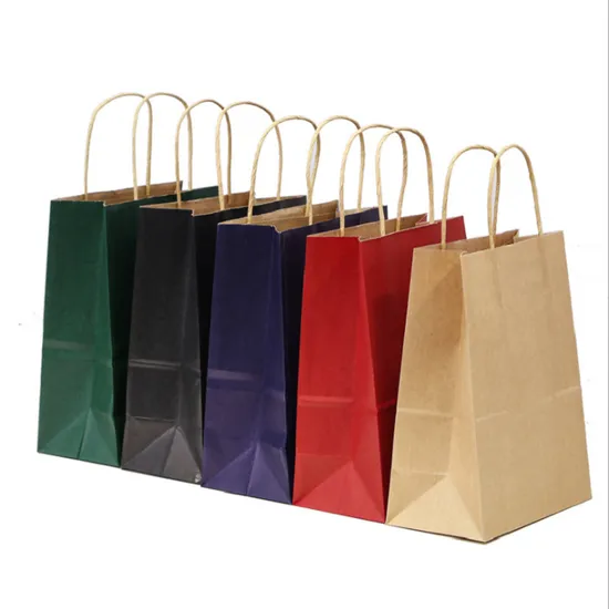 Top Rank Manufacturer Custom Kraft Paper Bag with Your Own Logo
