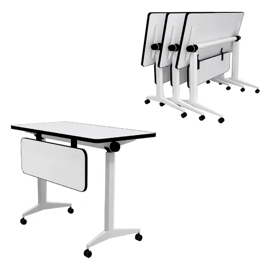 Innovative Table for University with Aluminum Furniture for Folding Training Desk