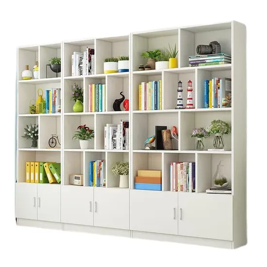 Height 180cm Office/Home Book, Filing, Storage Wooden Display Cabinet Bookcase
