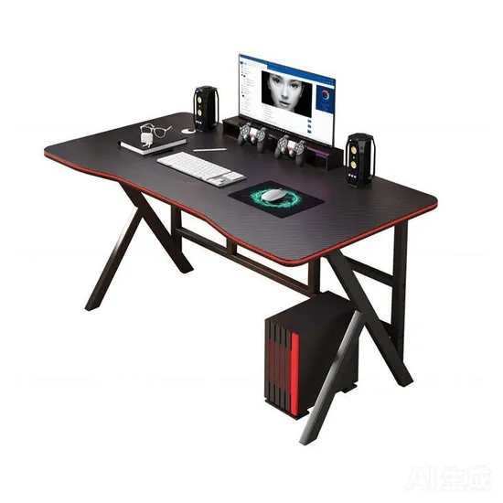Ergonomic Computer Desk for Home Office Wooden Desk Stylish and Productive Work Space