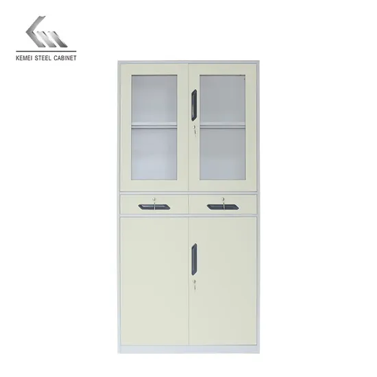 Wholesale Metal Storage Cupboard with Middle Drawers Office Filing Cabinet