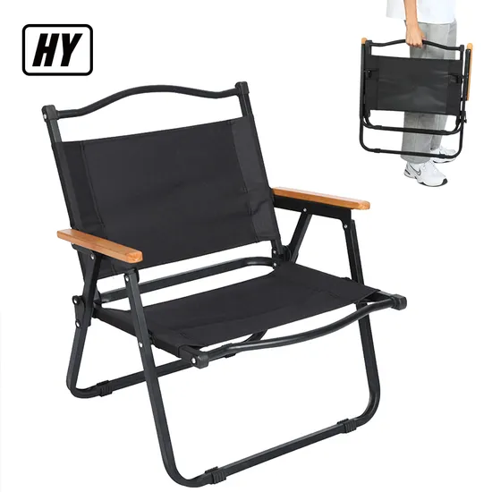 Outdoor Portable Camp Kermit Chair Wooden Camping Chair Picnic Folding Chair