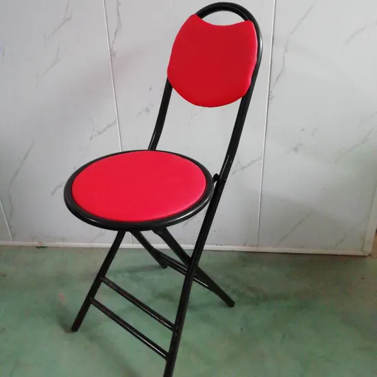 Basic Round Seat Folding Chair, Padded Folding Chair for Outdoor and Indoor Wbb17512