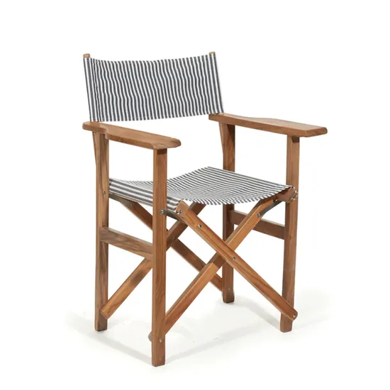 Custom Stylish Camping Folding Sport Wooden Director Chair with Arm Garden Chair Furniture for Outdoor Adventures - OEM & ODM Available