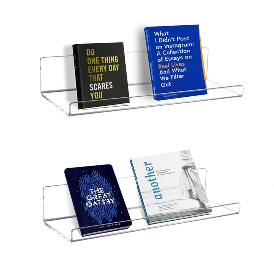 Custom Acrylic Display Holder for Cabinets and Shelves