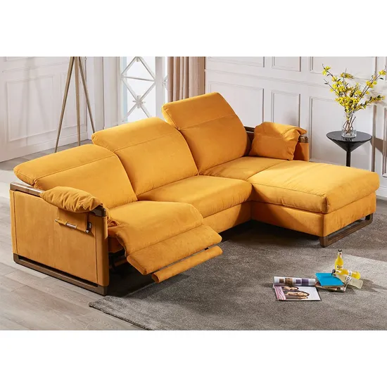 The Hottest Design Graceful Modern Home Furniture Living Room Solid Wood Sofa