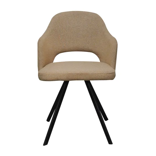 Romance Modern Nordic White MID Century Upholstered Plush Wool Back Open Design Dining Room Chair Sherpa Chair