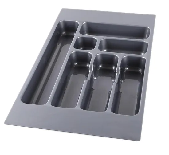 Materials Plastic Kitchen Cutlery White Grey Kitchen ABS Plastic Cutlery Tray Sanitary Kitchen Plate for Fork