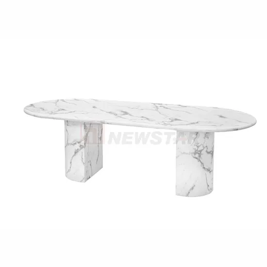 Calacatta Viola Marble Oval Italian Dining Tables Marble